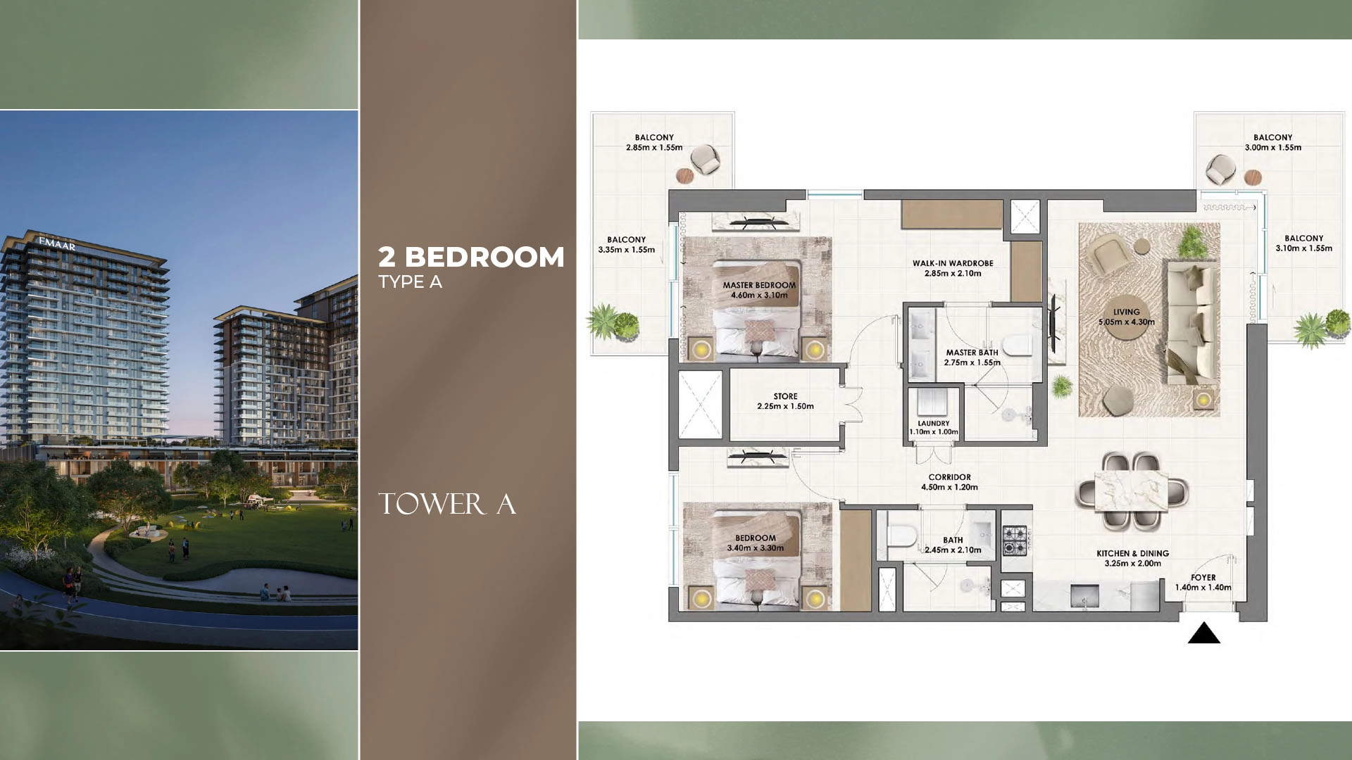 2 BR - Type B